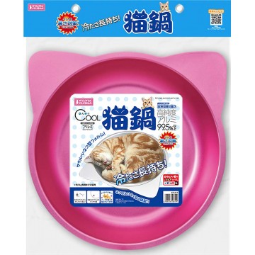 Nyanta Club Cooling Cat Dish (Small) Pink